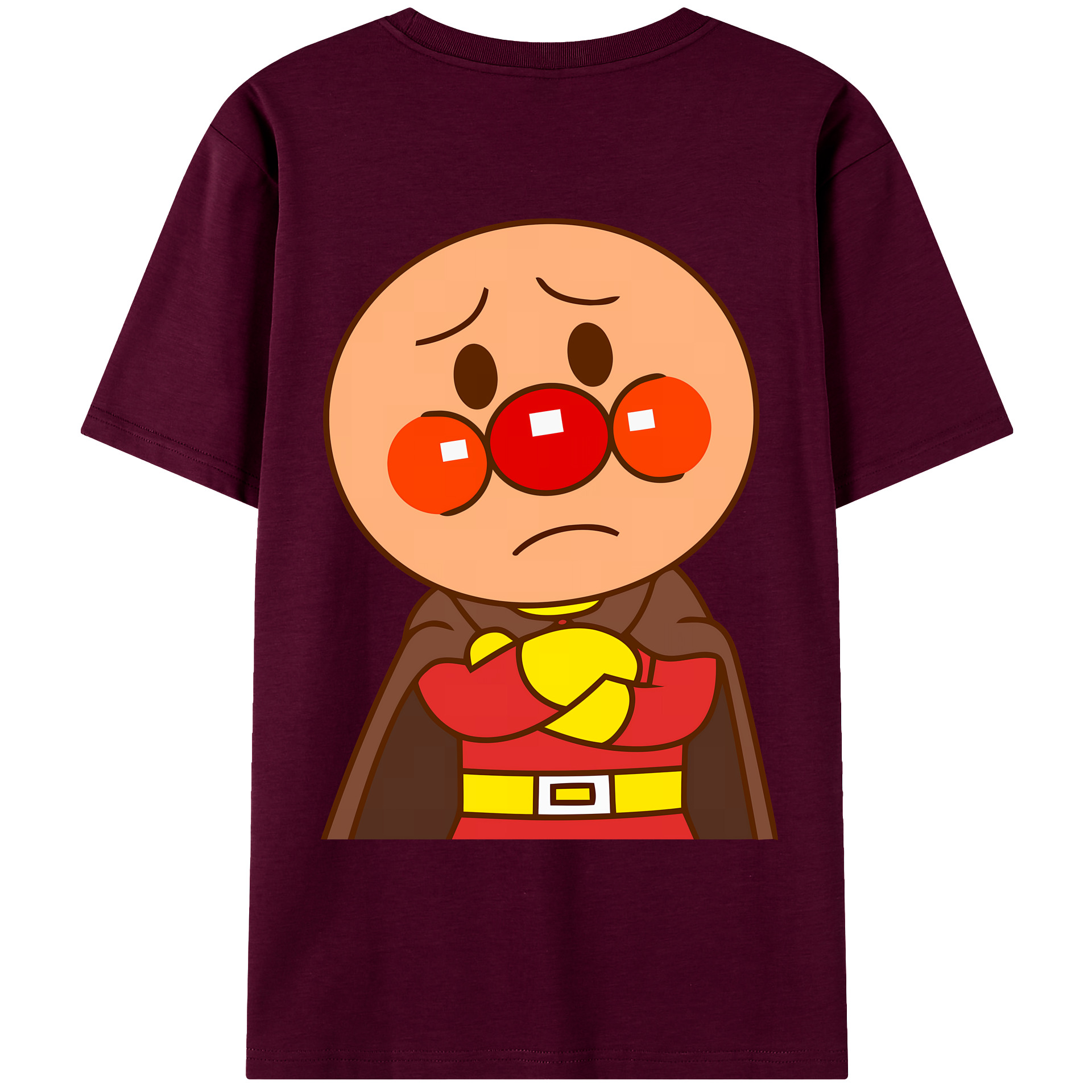 （画像用） アンパンマン Anpanman レディース半袖Tシャツ(バックプリント)